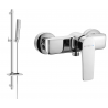 Mexen Lynx DQ72 robinet de douche avec ensemble de douche, chrome - 74594DQ72-00