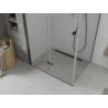 Mexen Lima cabine de douche pliante 110 x 90 cm, transparente, noire - 856-110-090-70-00