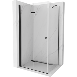 Mexen Lima kabina prysznicowa składana 110 x 90 cm, transparent, czarna - 856-110-090-70-00