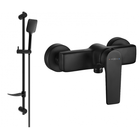 Mexen Lynx DF62 mitigeur de douche avec ensemble de douche, noir - 74594DF62-70