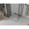 Mexen Lima cabina doccia pieghevole 110 x 110 cm, trasparente, nero - 856-110-110-70-00