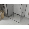 Mexen Lima sklopiva tuš kabina 120 x 100 cm, prozirna, crna - 856-120-100-70-00