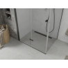 Mexen Lima sklopiva tuš kabina 120 x 100 cm, prozirna, crna - 856-120-100-70-00