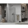 Mexen Lima faltbare Duschkabine 120 x 120 cm, transparent, schwarz - 856-120-120-70-00
