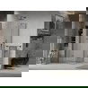 Mexen Lima opvouwbare douchecabine 120 x 120 cm, transparant, zwart - 856-120-120-70-00