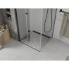 Mexen Lima faltbare Duschkabine 120 x 120 cm, transparent, schwarz - 856-120-120-70-00