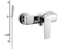 Mexen Lynx DF72 Duscharmatur mit Duschset, Chrom - 74594DF72-00