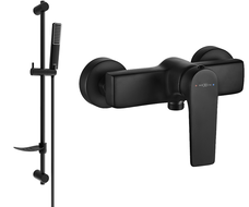 Mexen Lynx DF72 duschblandare med duschset, svart - 74594DF72-70