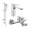 Mexen Milo DF40 vannikomplekt, kroom - 71303DF40-00
