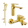 Mexen Milo DF40 ensemble baignoire, doré - 71303DF40-50
