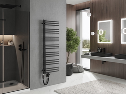 Mexen Neptun elektrische radiator 1400 x 500 mm, 600 W, zwart - W101-1400-500-2600-70