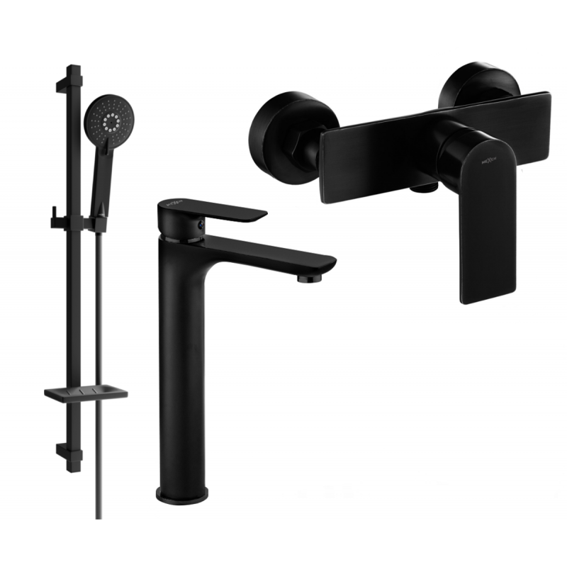 Mexen Alfa DQ40 ensemble de douche, noir - 745714DQ40-70
