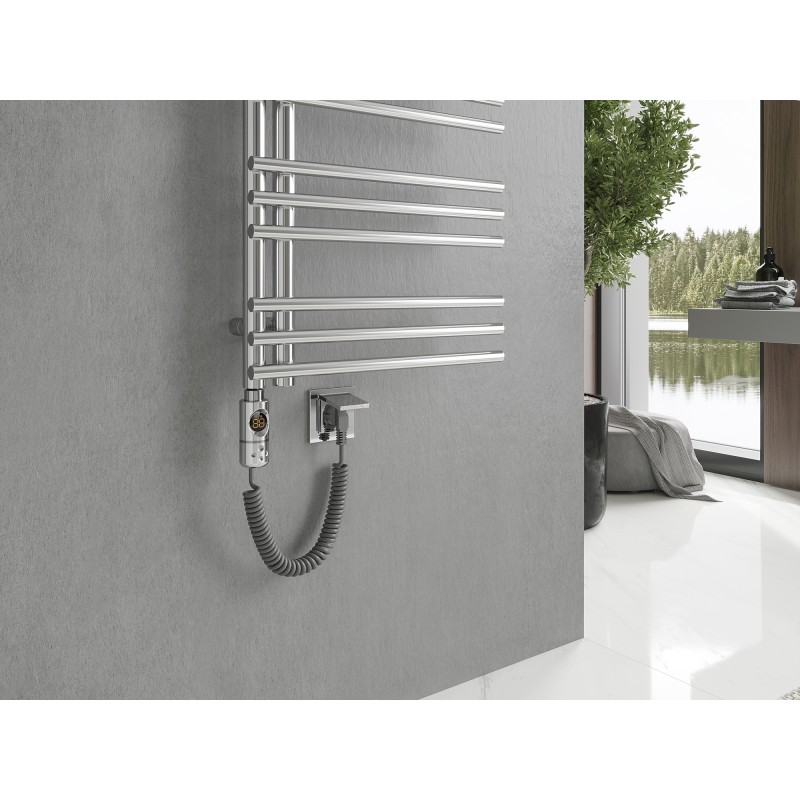 Mexen Neptun elektrischer Heizkörper 1600 x 500 mm, 600 W, Chrom - W101-1600-500-2600-01