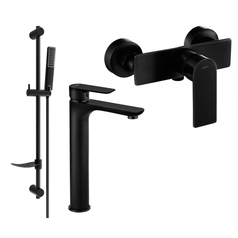 Mexen Alfa DF72 set doccia, nero - 745714DF72-70