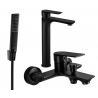 Mexen Alfa R72 Wannen-Set, schwarz - 745713R72-70