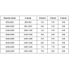 Mexen Velar lükand dušiuksed 110 cm, udu, harjatud nikkel - 871-110-000-31-97