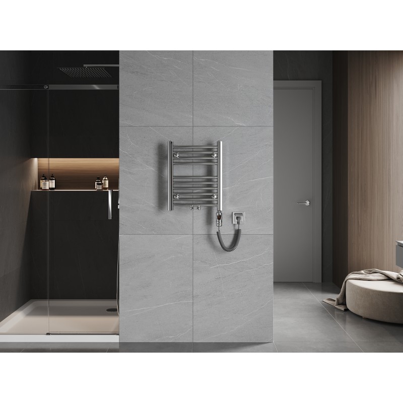 Mexen Ares sähköinen lämmitin 500 x 400 mm, 300 W, kromi - W102-0500-400-2300-01