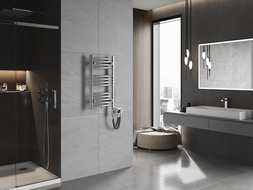 Mexen Ares sähkölämmitin 700 x 400 mm, 300 W, kromi - W102-0700-400-2300-01