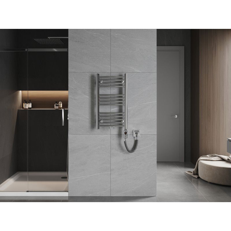 Mexen Ares elektrisk radiator 700 x 400 mm, 300 W, krom - W102-0700-400-2300-01