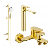 Mexen Milo DF05 Wannen-Set, Gold - 71313DF05-50