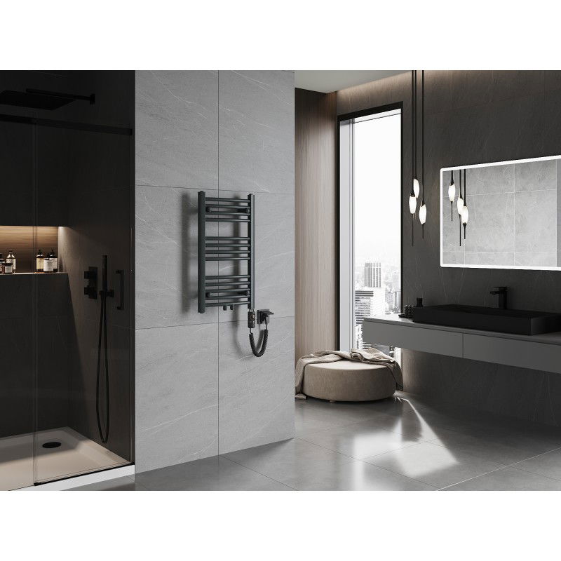 Mexen Ares ηλεκτρικό καλοριφέρ 700 x 400 mm, 300 W, ανθρακί - W102-0700-400-2300-66