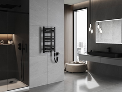 Mexen Ares elektrischer Heizkörper 700 x 400 mm, 300 W, schwarz - W102-0700-400-2300-70