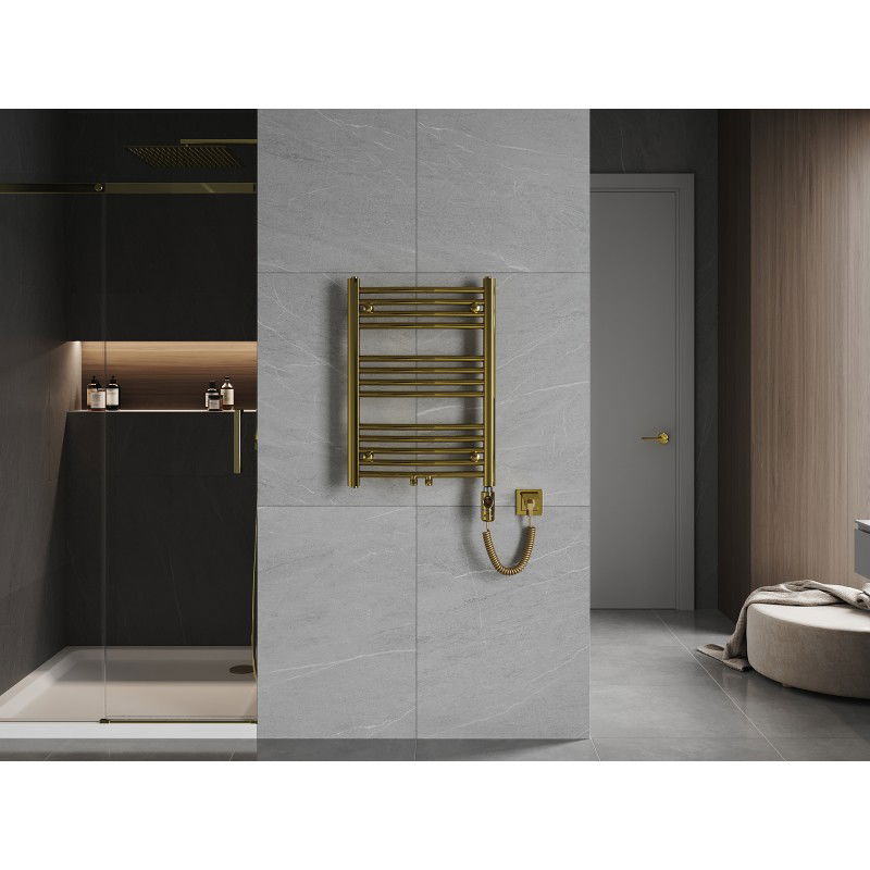 Mexen Ares elektrischer Heizkörper 700 x 500 mm, 300 W, gold - W102-0700-500-2300-50