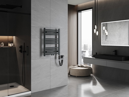 Mexen Ares sähkölämmitin 700 x 500 mm, 300 W, antrasiitti - W102-0700-500-2300-66