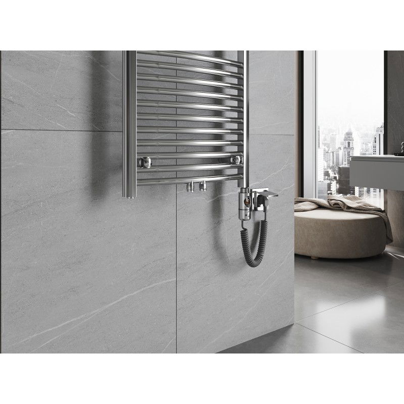 Mexen Ares ηλεκτρικό καλοριφέρ 900 x 400 mm, 300 W, χρώμιο - W102-0900-400-2300-01