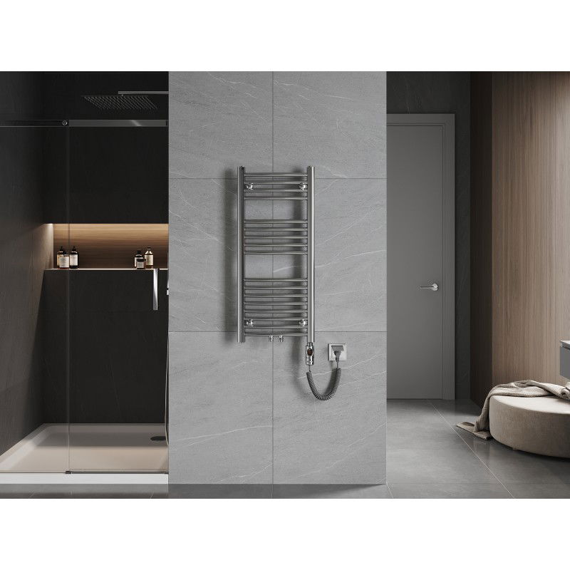 Mexen Ares električni radiator 900 x 400 mm, 300 W, krom - W102-0900-400-2300-01