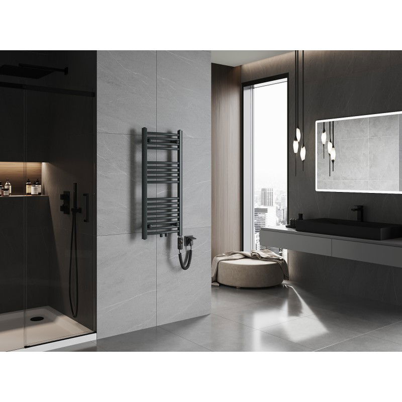 Mexen Ares ηλεκτρικό καλοριφέρ 900 x 400 mm, 300 W, ανθρακί - W102-0900-400-2300-66