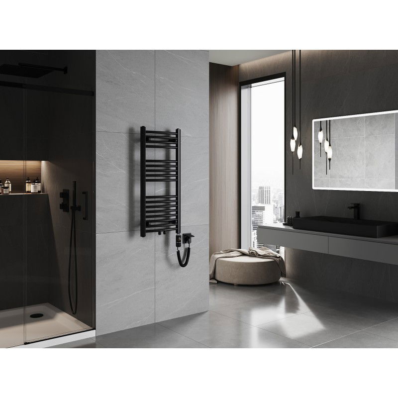 Mexen Ares ηλεκτρικό καλοριφέρ 900 x 400 mm, 300 W, μαύρο - W102-0900-400-2300-70