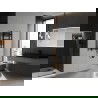 Mexen Ares elektrischer Heizkörper 900 x 400 mm, 300 W, schwarz - W102-0900-400-2300-70