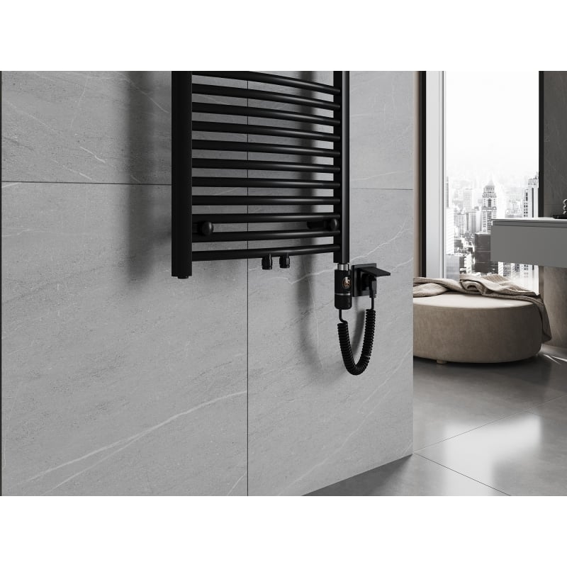 Mexen Ares elektriradiaator 900 x 400 mm, 300 W, must - W102-0900-400-2300-70
