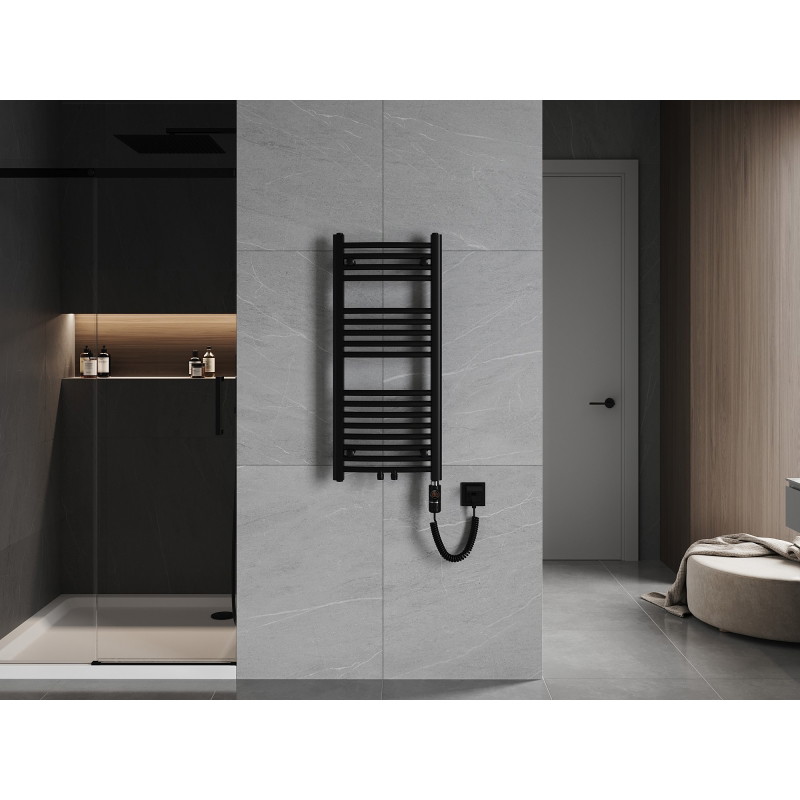 Mexen Ares radiador eléctrico 900 x 400 mm, 300 W, negro - W102-0900-400-2300-70