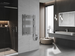 Mexen Ares elektriskais radiators 900 x 600 mm, 300 W, hroms - W102-0900-600-2300-01