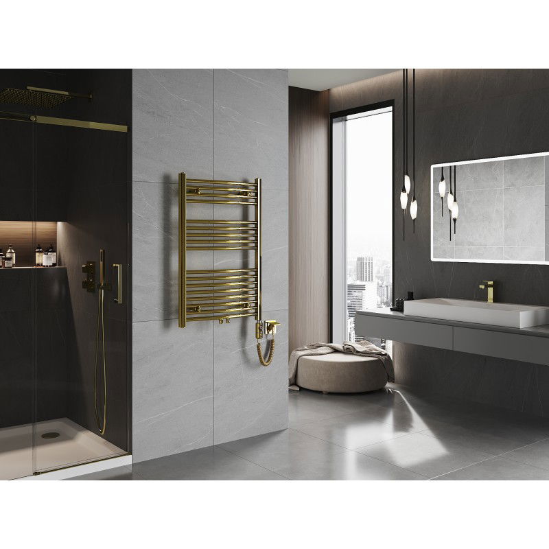 Mexen Ares ηλεκτρικό καλοριφέρ 900 x 600 mm, 300 W, χρυσό - W102-0900-600-2300-50