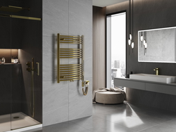 Mexen Ares elektriskais radiators 900 x 600 mm, 300 W, zelta - W102-0900-600-2300-50