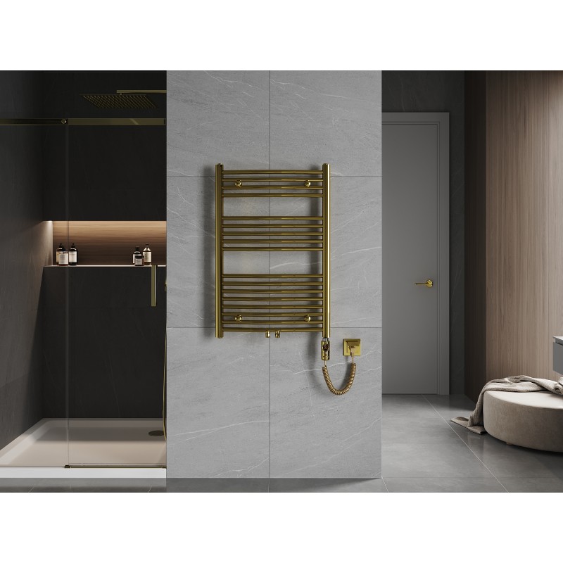Mexen Ares Elektrischer Heizkörper 900 x 600 mm, 300 W, gold - W102-0900-600-2300-50