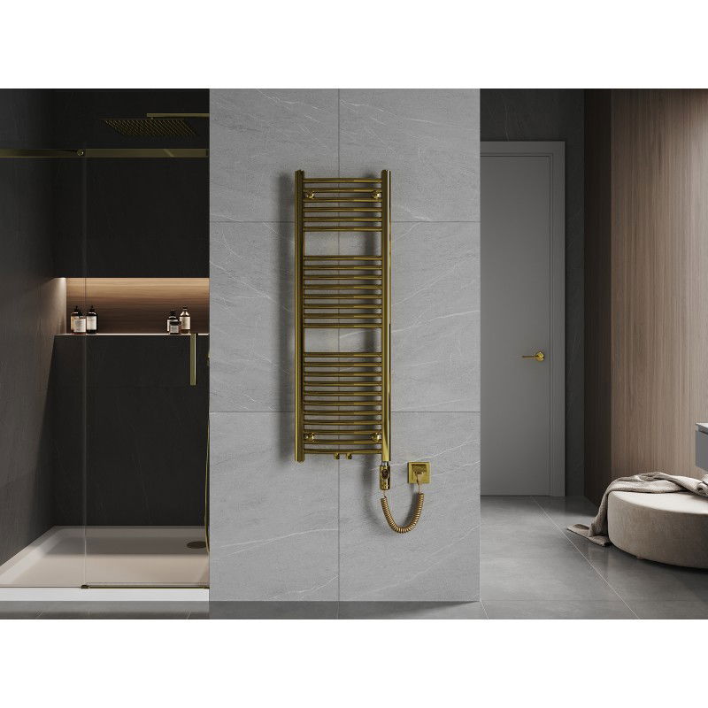 Mexen Ares električni radiator 1200 x 400 mm, 300 W, zlata - W102-1200-400-2300-50