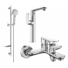 Mexen Milo DF40 bath set, chrome - 713153DF40-00