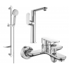 Mexen Milo DF40 vanni komplekt, kroom - 713153DF40-00