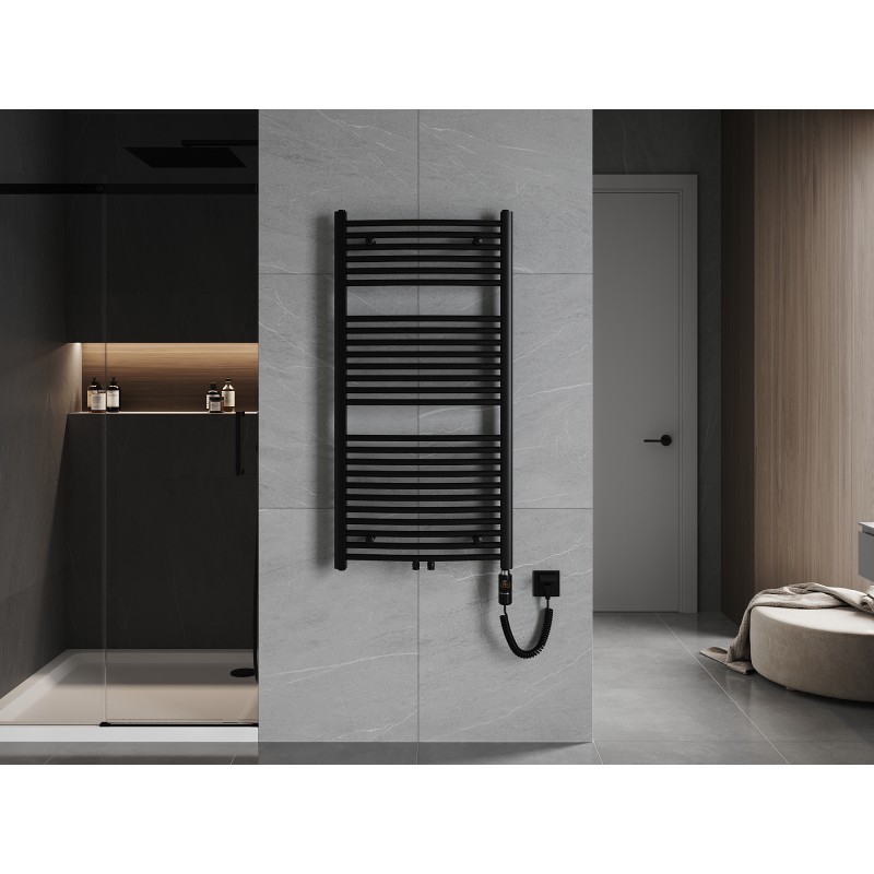 Mexen Ares električni grelnik 1200 x 600 mm, 600 W, črn - W102-1200-600-2600-70