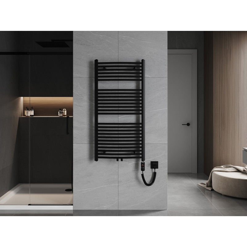 Mexen Ares radiador eléctrico 1200 x 600 mm, 600 W, negro - W102-1200-600-2600-70