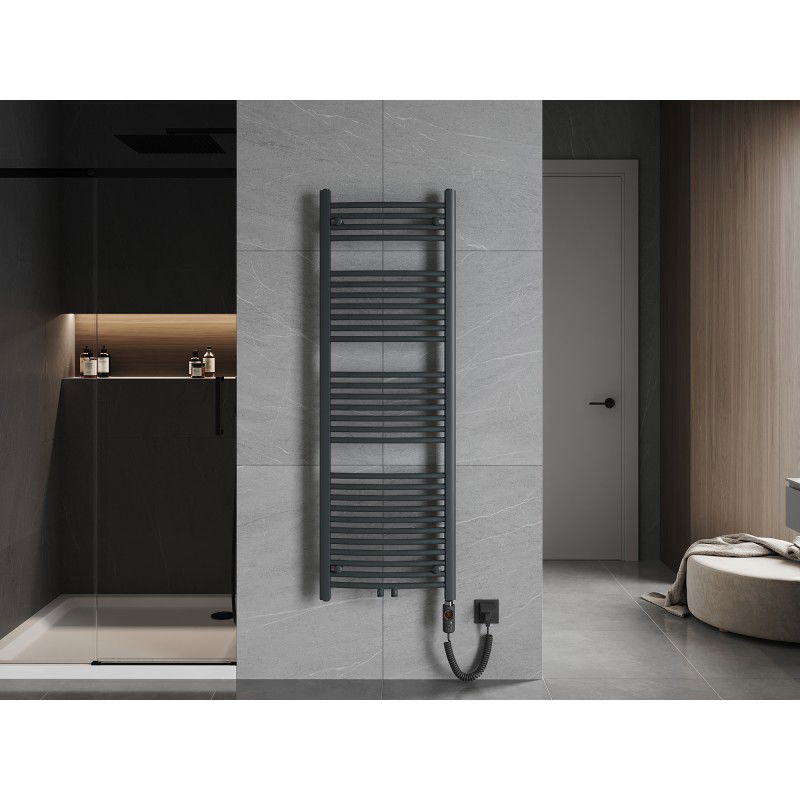 Mexen Ares elektriskais radiators 1500 x 500 mm, 600 W, antracīts - W102-1500-500-2600-66