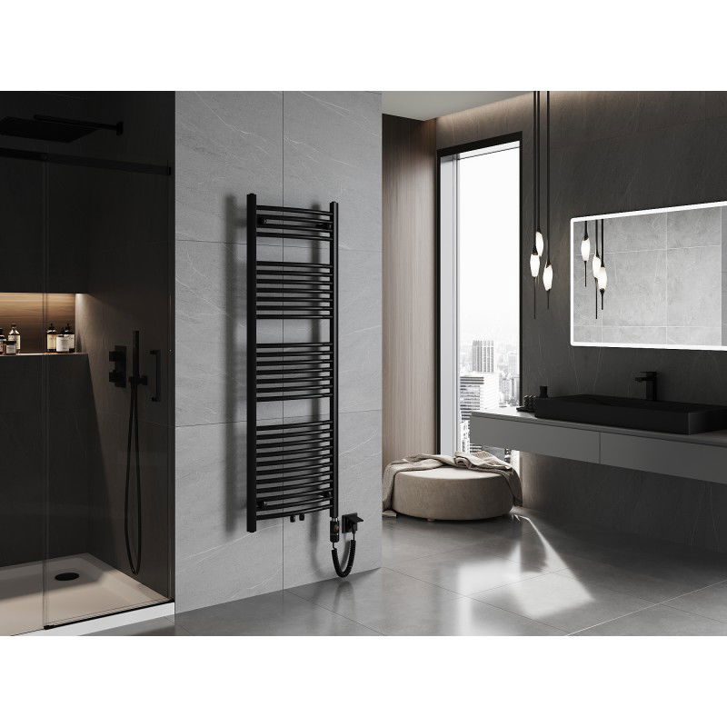 Mexen Ares ηλεκτρικό καλοριφέρ 1500 x 500 mm, 600 W, μαύρο - W102-1500-500-2600-70