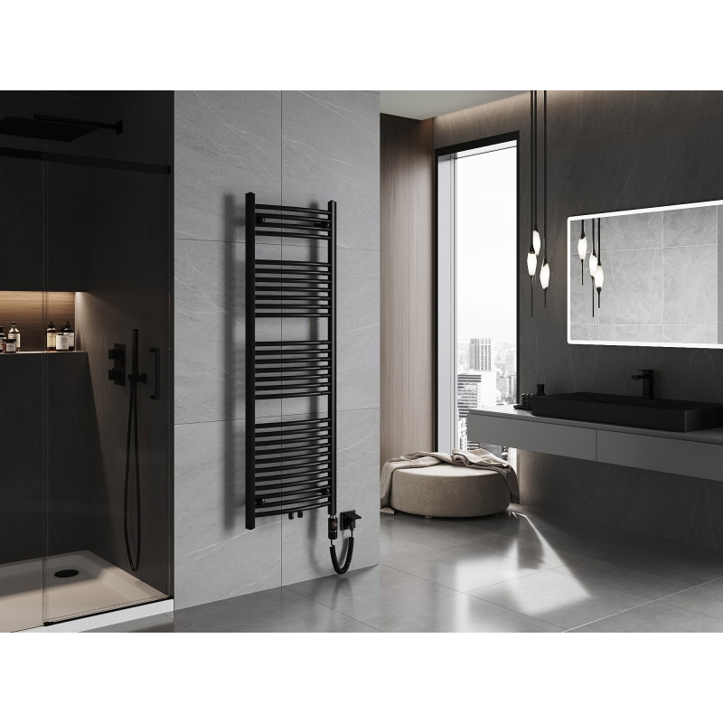 Mexen Ares radiador eléctrico 1500 x 500 mm, 600 W, negro - W102-1500-500-2600-70