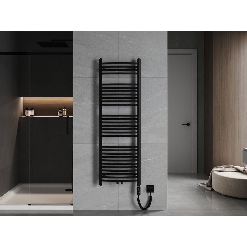 Mexen Ares elektrisk radiator 1500 x 500 mm, 600 W, svart - W102-1500-500-2600-70