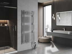 Mexen Ares električni radiator 1500 x 600 mm, 600 W, krom - W102-1500-600-2600-01