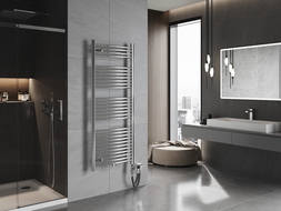 Mexen Ares elektrische radiator 1500 x 600 mm, 600 W, chroom - W102-1500-600-2600-01